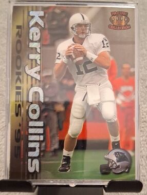 Kerry Collins Rookie Card - White & Black